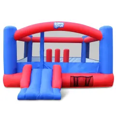 Sunny & Fun Inflatable Bounce House, Bouncy Jump Castle Blue