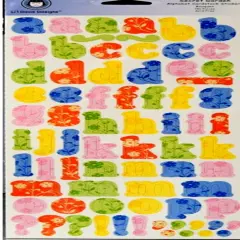 Li'l Davis Design Secret Garden Bouquet Cardstock Alphabet & Numbers Stickers
