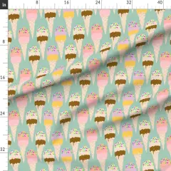 Various Fabrics by the Yard or Fat Quarter Whimsical Colorful Food Summer Sweets Custom Printed Fabric by Spoonflower