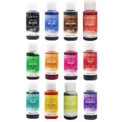 LorAnn Oils 12-Unit Liquid Gel Food Color Assortment, 1 ounce bottles