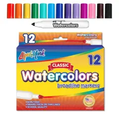 Markers Watercolor (Conical Tip) Assorted Color Box