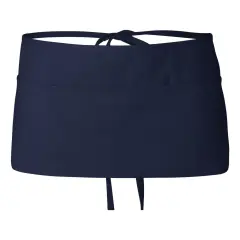Q-Tees&reg; Waist Apron with Pockets Navy