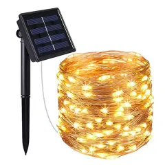 Kitcheniva Outdoor Waterproof Solar String LED Lights Christmas Decor 100 LED Warm white