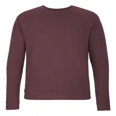 Unisex Malibu Crewneck Sweatshirts | RADYAN&reg; Heather maroon