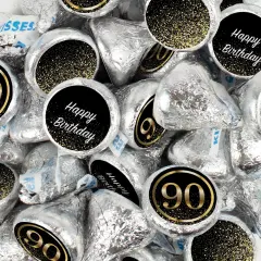 90th Birthday Candy Party Favors Chocolate Hershey's Kisses Bulk