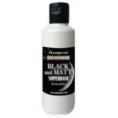 Stamperia Superbase 80ml-Black And Matt