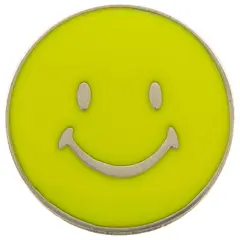 Smiley Face Pin 1"