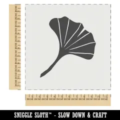 Ginkgo Leaf Wall Cookie DIY Craft Reusable Stencil