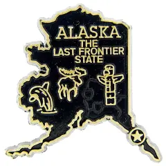 Alaska Refrigerator Magnet 2"