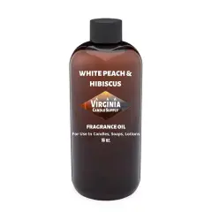 White Peach & Hibiscus Fragrance Oil (Our Version of the Brand Name) (16 oz Bottle) for Candle Making, Soap Making, Tart Making, Room Sprays, Lotions, Car Fresheners, Slime, Bath Bombs, Warmers&hellip;