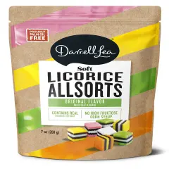 Soft Australian Licorice Allsorts 7oz Bag (Case of 8)