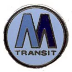 Metro Transit Railroad Pin 1"