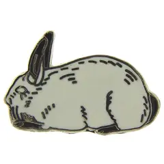 California Rabbit Pin 1"