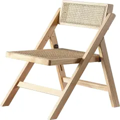 ISL Furnishings- Ibiza Rattan Modern Folding Chair (1, Natural)
