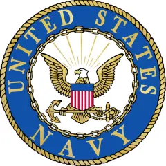 U.S. Navy Logo Refrigerator Magnet 3"