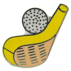 Golf Club & Ball Pin 1"