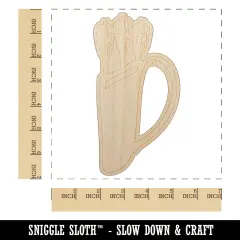 Archer Quiver with Arrows Archery Unfinished Wood Shape Piece Cutout for DIY Craft Projects