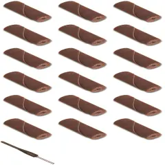 18 Jewelers Cartridge Rolls 1" Fine, Medium, Coarse Grits & 1 Mandrel 1/8" Shank