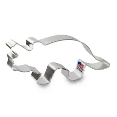 CookieCutter.Com Triceratops Dinosaur Cookie Cutter 5 Inch &ndash;Tin Plated Steel Cookie Cutters &ndash; Made In The USA