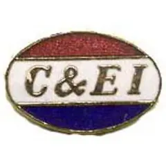 C & EI Railroad Pin 1"