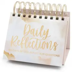 bloom daily planners Inspirational Perpetual Desk Easel, Daily Reflection Questions