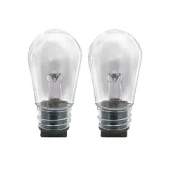 2Pk - 4-Pin S14 LED RGBW Replacement Bulbs String for Satco Starfish IOT S11272 Selectable