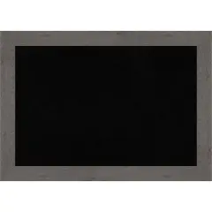 Rustic Plank Framed Corkboard, Black Cork Rustic Plank Grey