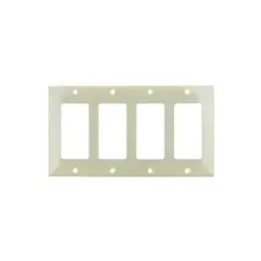 SUNLITE 4 Gang Decorative Plate Ivory Color E304I