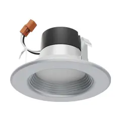 Satco 4 in 7w LED Downlight Retrofit Brushed Nickel Finish Tunable 120v Dimmable White