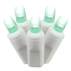 100Lt Green LEd /White Wire WA EC Set 6in. Sp 50 ft.