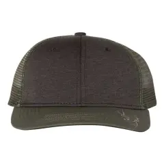 DRI DUCK&reg; Buck Head Trucker Cap Heather Charcoal F