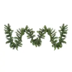 Northlight Real Touch&trade; Mixed Canyon Pine Artificial Christmas Garland - 9' x 12" - Unlit Green
