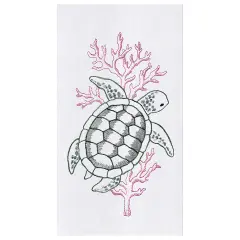 Sea Turtle Flour Sack Cotton Kitchen Towel