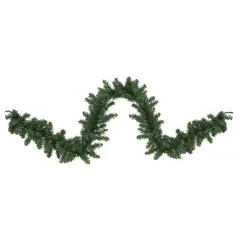 Northlight Pre-Lit Battery Operated Pine Artificial Christmas Garland - 9' x 10" - LED Multi Lights Green