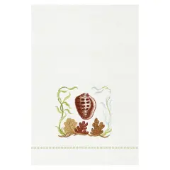 Conch Shell Woven Kitchen Towel