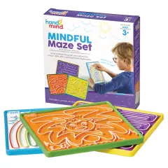 Hand2Mind Mindful Maze - Set of 3 Double-Sided Boards