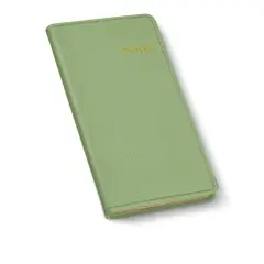 Pocket Notes Leather Journal by Gallery Leather - 6"x3.25" Key West Mint