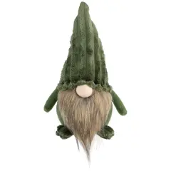 Northlight Plush Christmas Gnome Decoration - 12" - Green