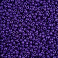 John Bead 6/0 Terra Intensive Matte Czech Glass Seed Beads, 500g Purple