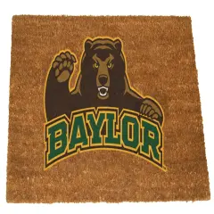 Memory Company NCAA Baylor Bears Rectangular Coir Door Mat 29.5" x 19.5" Brown