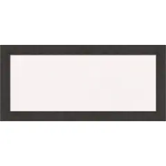 Rustic Plank Narrow Framed Corkboard, White Cork Espresso