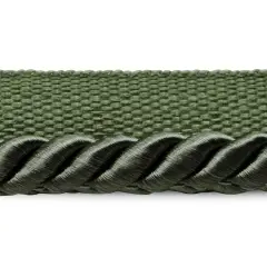 5 yards of Emmerson 1/4" Twisted Lip Cord Trim | 5 yard cut Pewter