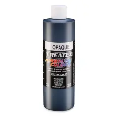 Createx Airbrush Color - 16 oz, Opaque Black