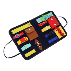 Acorn Baby Busy Activity Board - Educational Travel Activity Sensory Board Toy