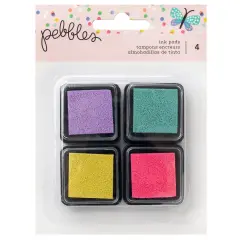 Pebbles Cool Girl Ink Pads-4/Pkg