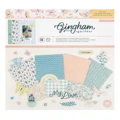 Maggie Holmes Gingham Garden Project Pad 12"X12"-265 Pieces