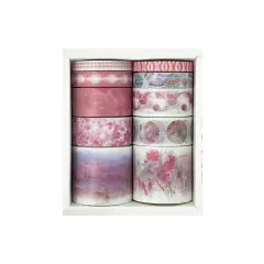 Wrapables Decorative Washi Tape Box Set (10 Rolls) Pink Dream