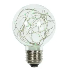 Vickerman 25 Light Green Twinkle G95 Fairy Light Bulb E26