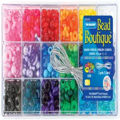 The Beadery 18 Compartment Bead Box-Bead Boutique; 650 Beads