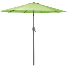 Northlight 9ft Outdoor Patio Market Umbrella with Hand Crank and Tilt, Lime Green